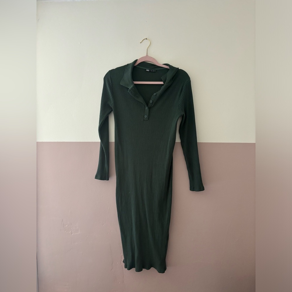 Zara Polo Dress - green size L